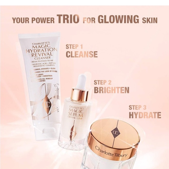 Charlotte Tilbury Magic Cream Anti-Aging Moisturizer Makeup Primer 7oz - Picture 5 of 10